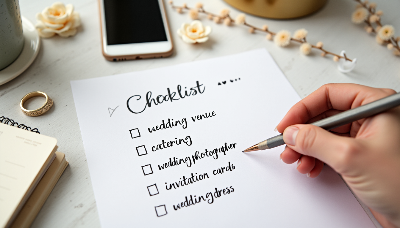 Die ultimative Checkliste für Eure Hochzeit
